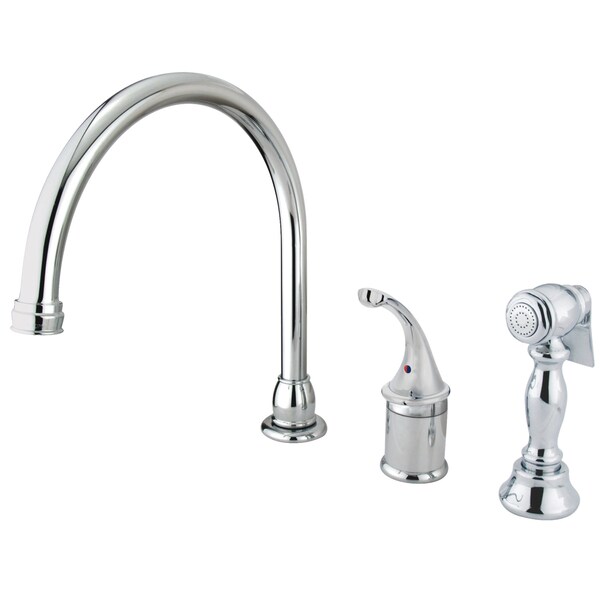 Widespread Kitchen Faucet, Polished Chrome